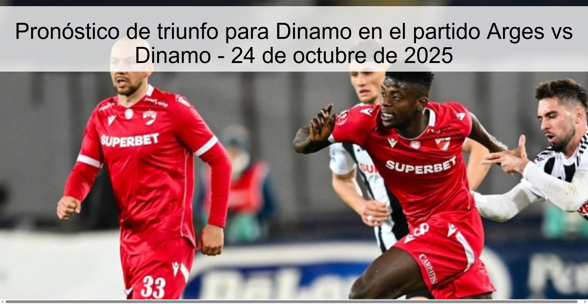 Win prediction for Dinamo in the Arges vs Dinamo match - October 24, 2025