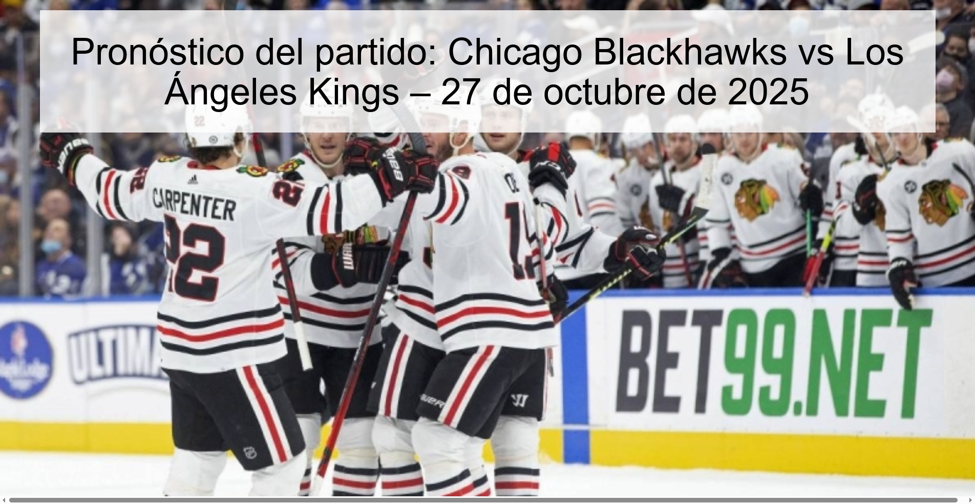 Match Prediction: Chicago Blackhawks vs Los Angeles Kings – October 27, 2025 1 316865