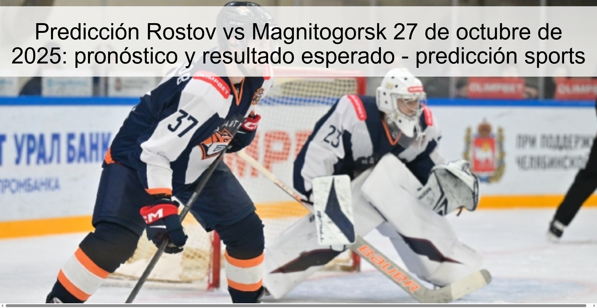 Rostov vs Magnitogorsk prediction October 27, 2025: prediction and expected result - prediction sports