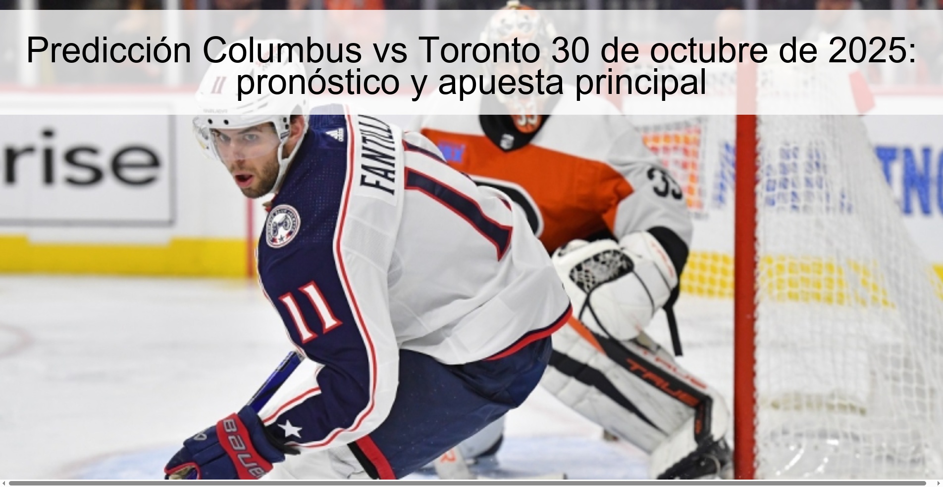 Columbus vs Toronto Prediction October 30, 2025: Tip and Main Bet