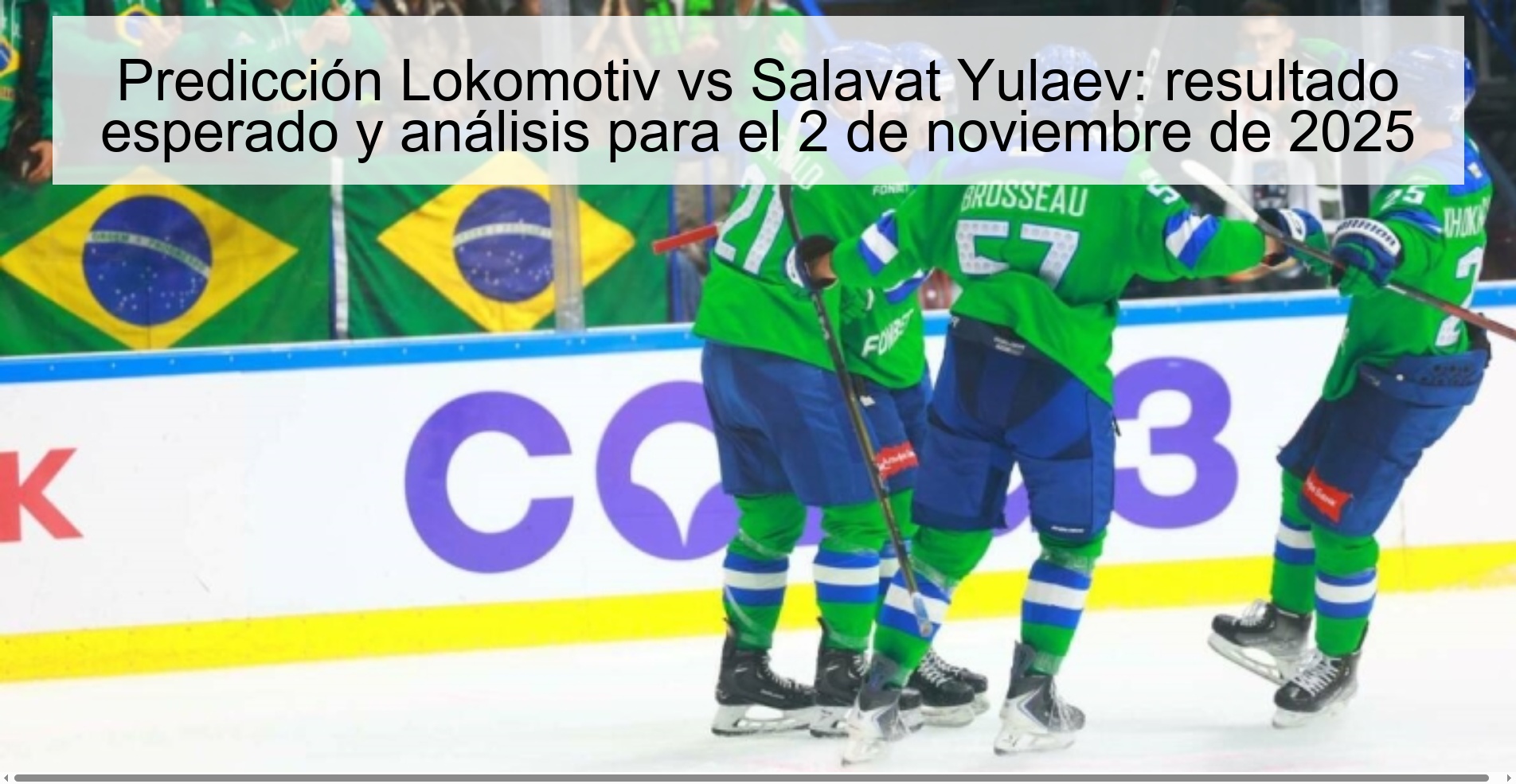 Lokomotiv vs Salavat Yulaev Prediction: Expected Result and Analysis for November 2, 2025 1 319333