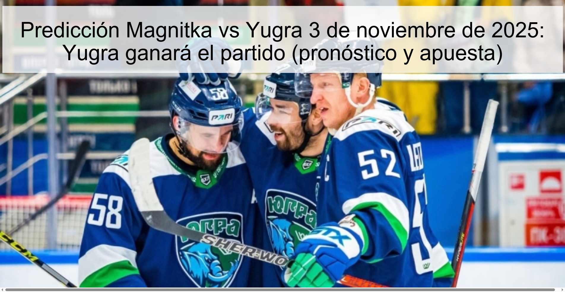 Magnitka vs Yugra Prediction November 3, 2025: Yugra will win the match (prediction and bet) 1 319383
