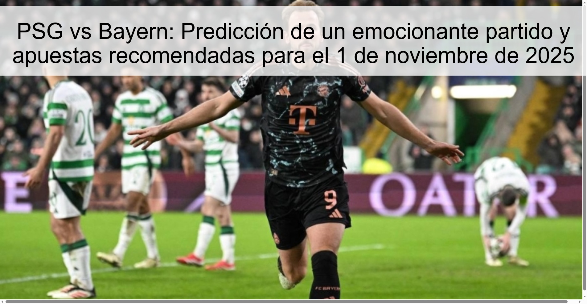 PSG vs Bayern: Prediction of an exciting match and recommended bets for November 1, 2025 1 319529
