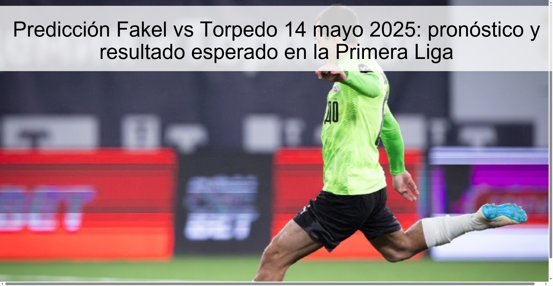 Fakel vs Torpedo prediction May 14, 2025: prediction and expected result in the First League 1 319569