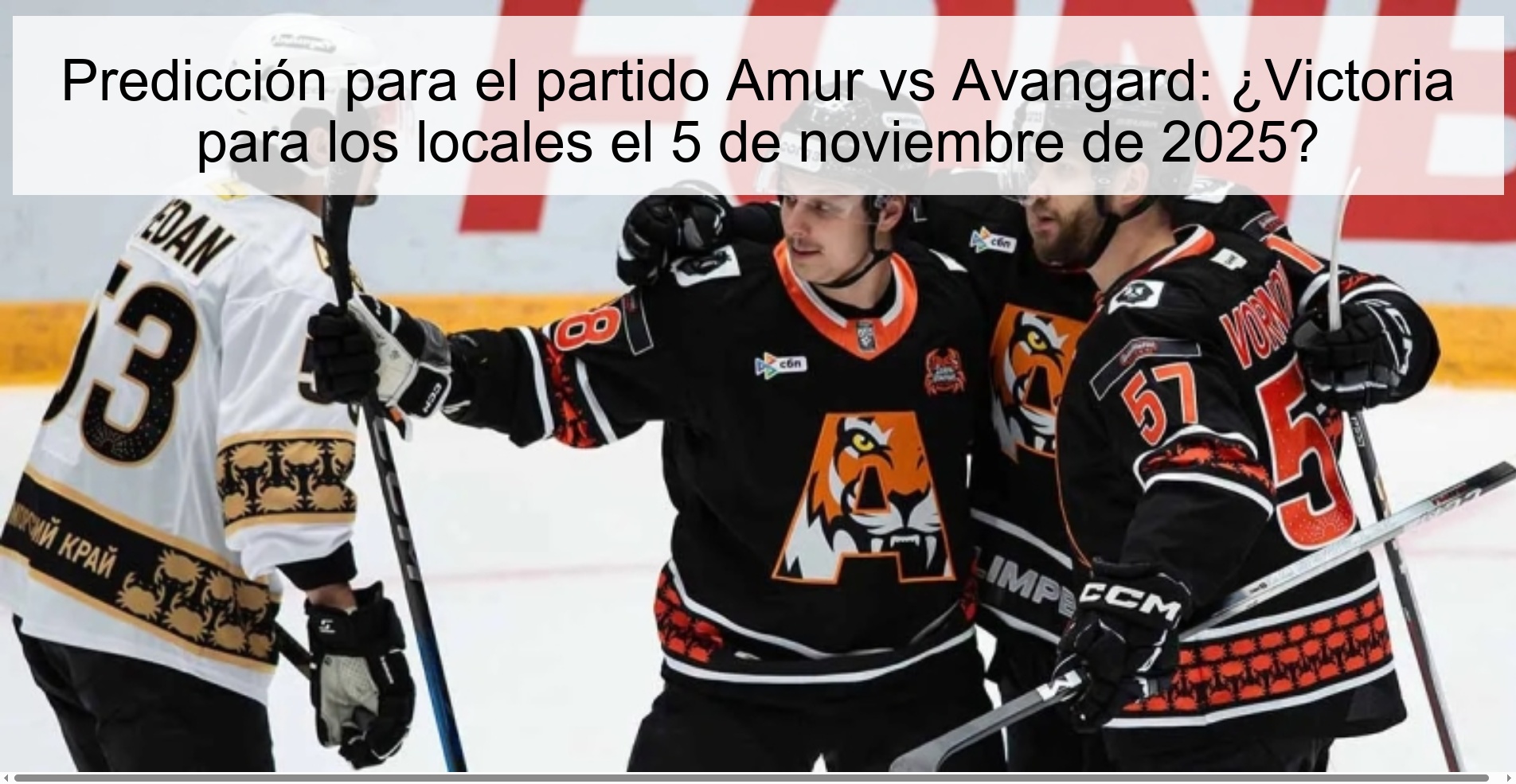 Predicción para el partido Amur vs Avangard: ¿Victoria para los locales el 5 de noviembre de 2025? 1 320191