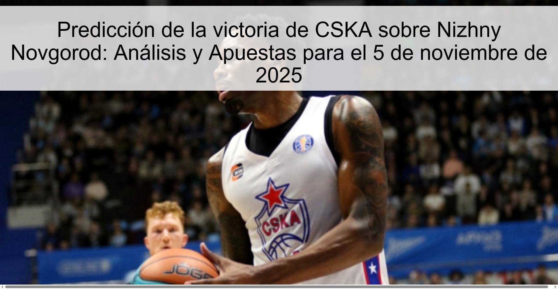 Predicción de la victoria de CSKA sobre Nizhny Novgorod: Análisis y Apuestas para el 5 de noviembre de 2025 1 320370
