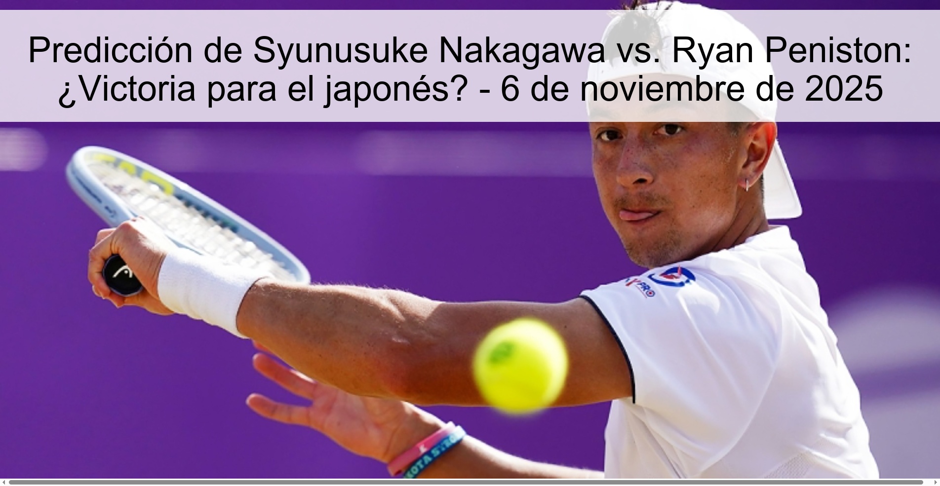 Syunusuke Nakagawa vs. Prediction Ryan Peniston: Victory for the Japanese? - November 6, 2025 1 320618