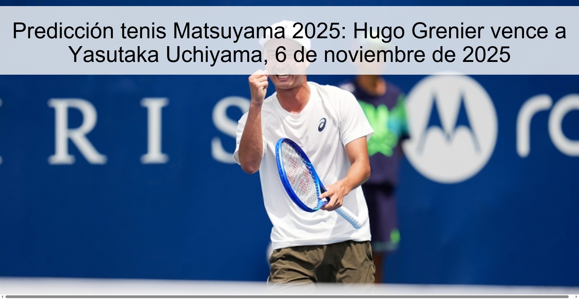 Matsuyama 2025 tennis prediction: Hugo Grenier defeats Yasutaka Uchiyama, November 6, 2025 1 320624