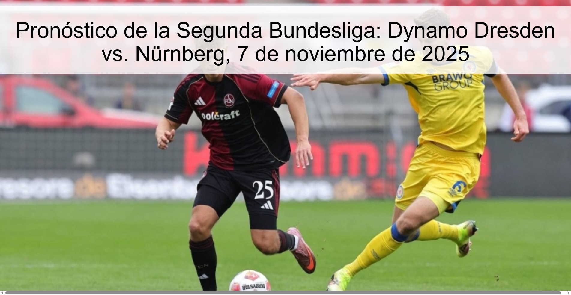 Second Bundesliga Prediction: Dynamo Dresden vs. Nuremberg, November 7, 2025 1 321305