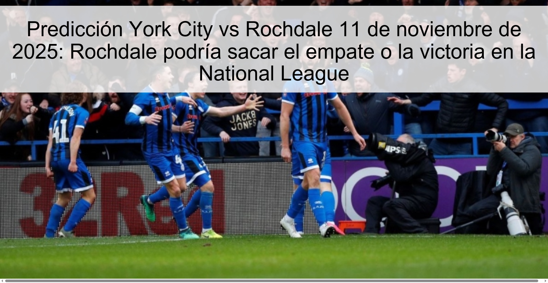 York City vs Rochdale Prediction November 11, 2025: Rochdale could draw or win in National League 1 322512