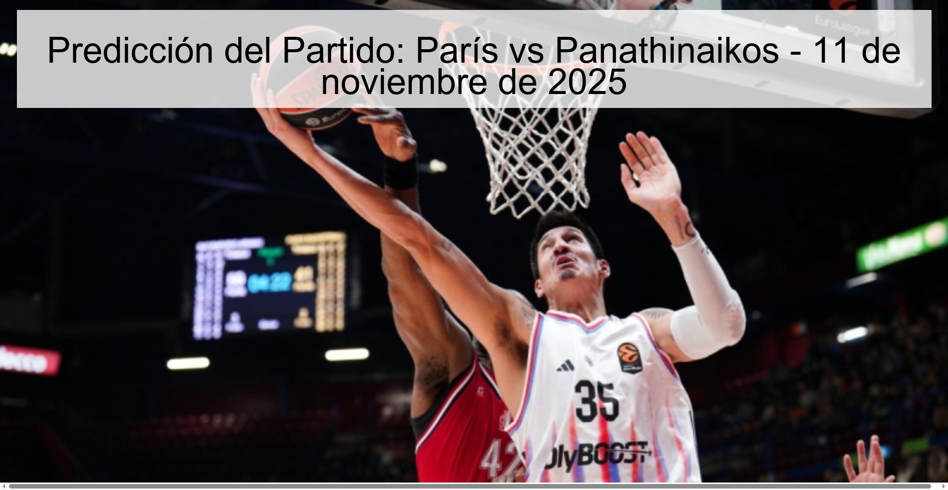 Match Prediction: Paris vs Panathinaikos - November 11, 2025 1 322524