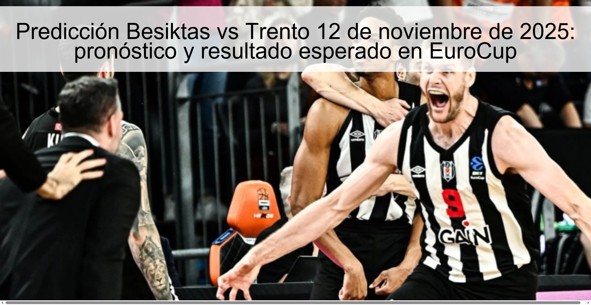 Predicción Besiktas vs Trento 12 de noviembre de 2025: pronóstico y resultado esperado en EuroCup 1 322877