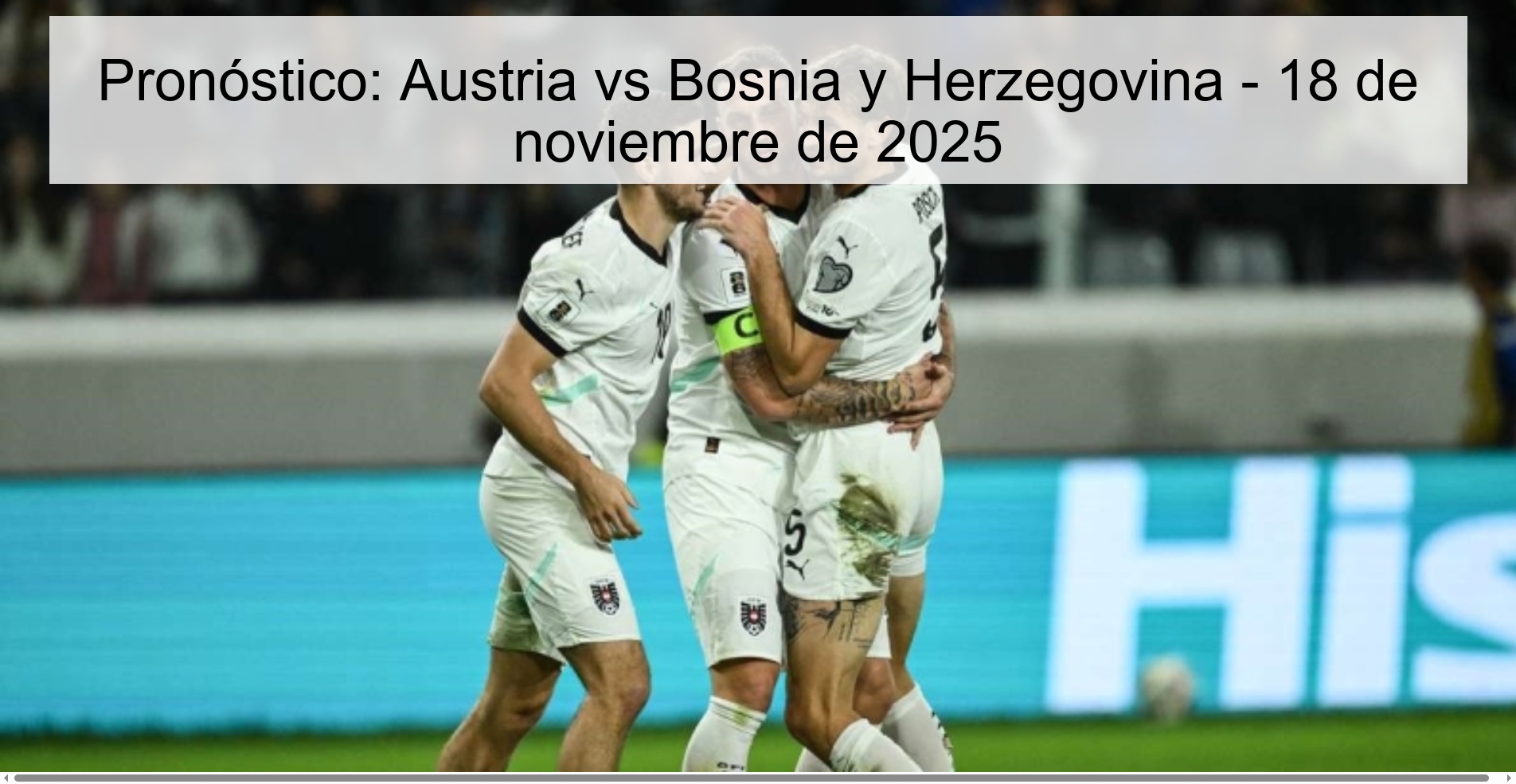Prediction: Austria vs Bosnia and Herzegovina – November 18, 2025 1 324849