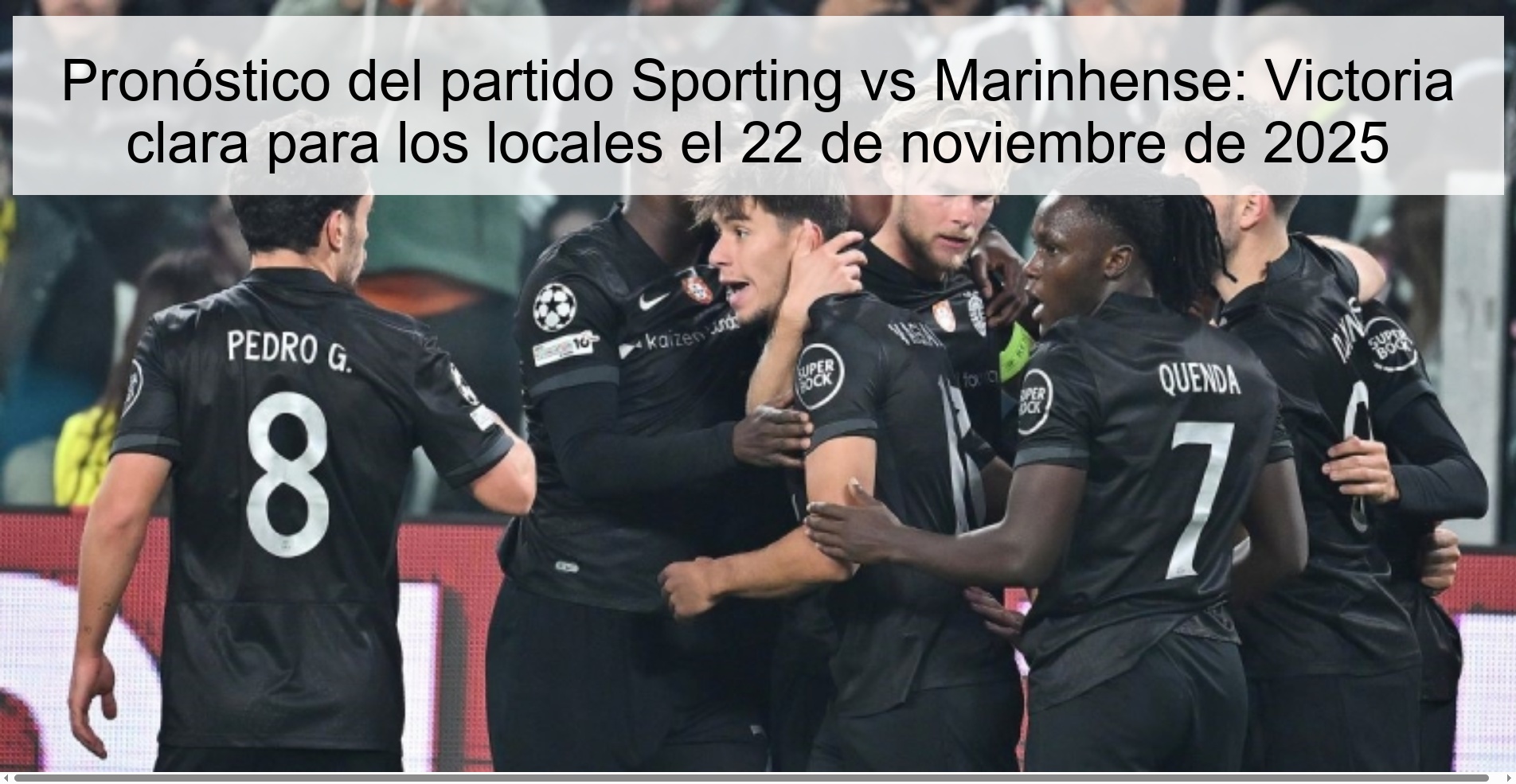 Sporting vs Marinhense match prediction: Clear victory for the locals on November 22, 2025 1 326173