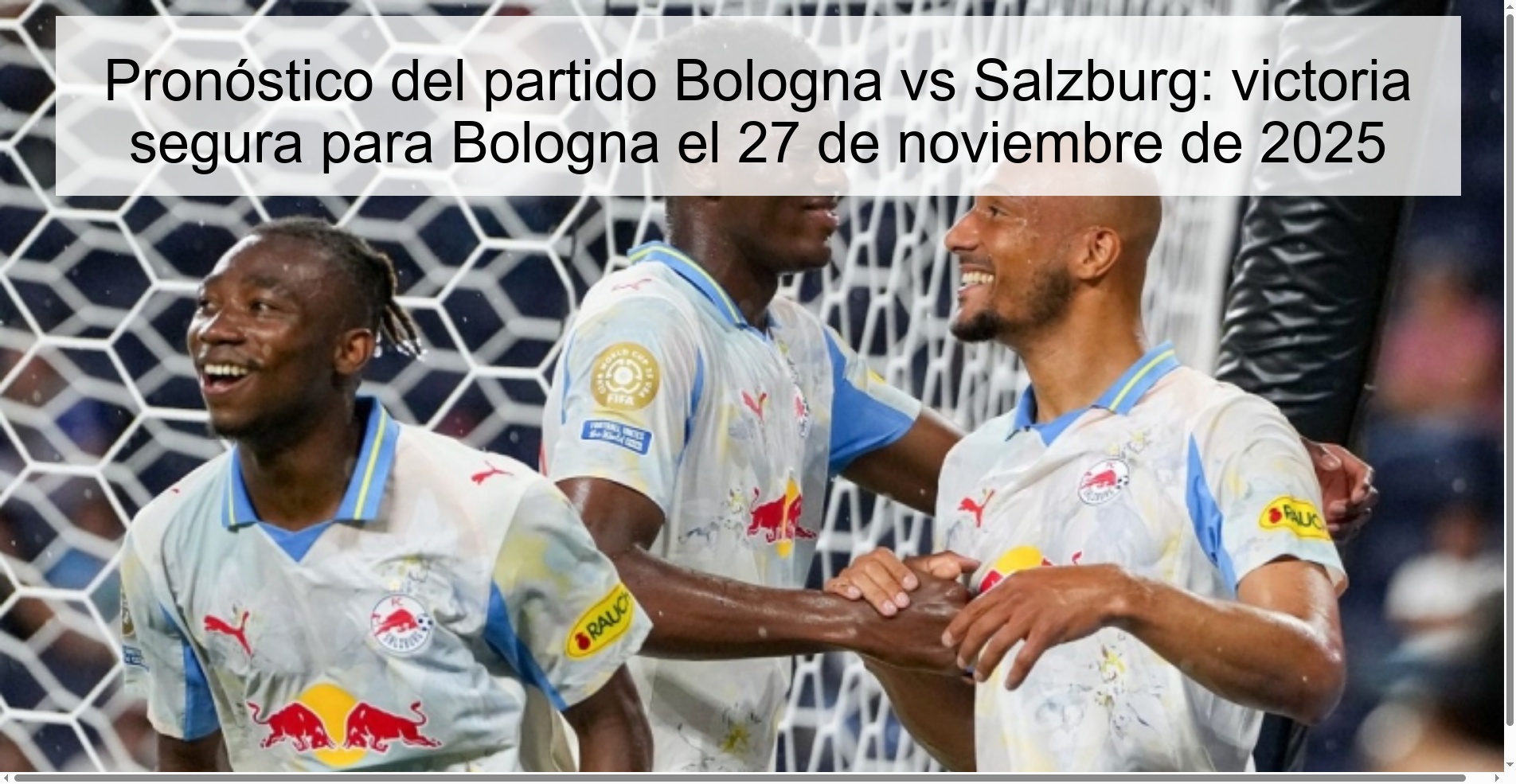 Bologna vs Salzburg match prediction: sure victory for Bologna on November 27, 2025 1 327863