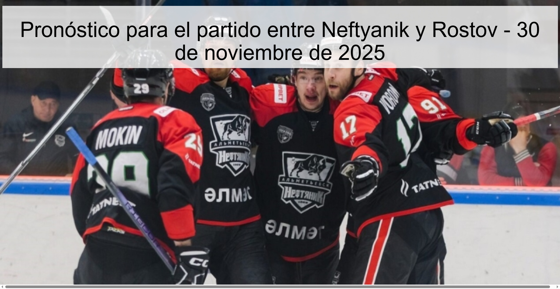 Pronóstico para el partido entre Neftyanik y Rostov - 30 de noviembre de 2025 1 328998