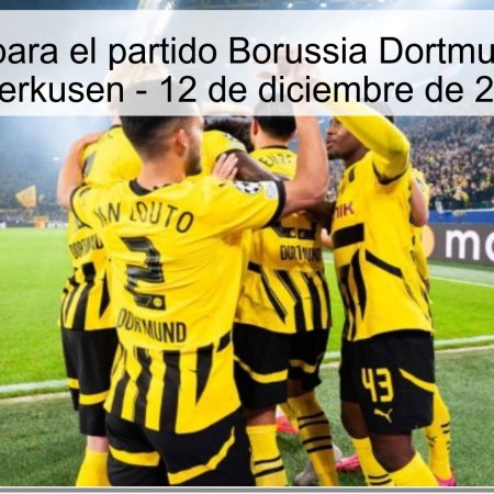 Pronóstico para el partido Borussia Dortmund vs Bayer Leverkusen – 12 de diciembre de 2025