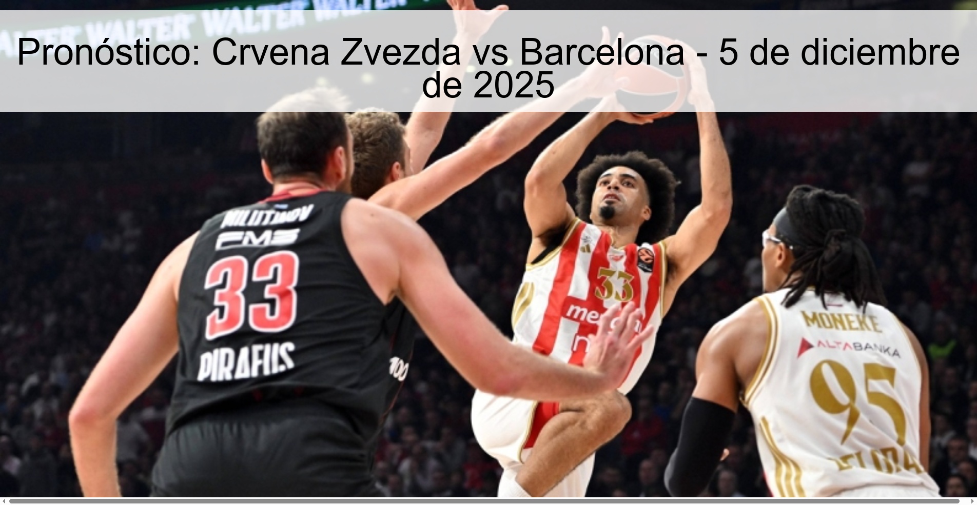 Pronóstico: Crvena Zvezda vs Barcelona - 5 de diciembre de 2025