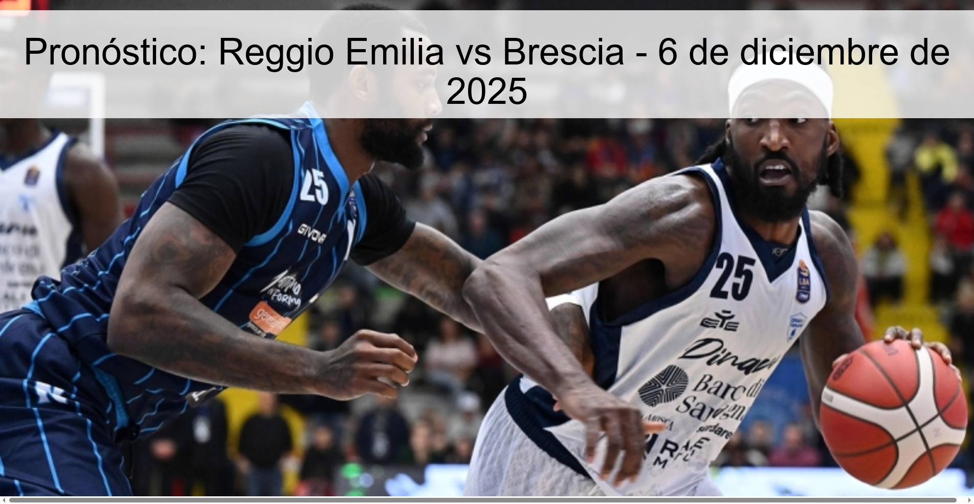 Prediction: Reggio Emilia vs Brescia – December 6, 2025