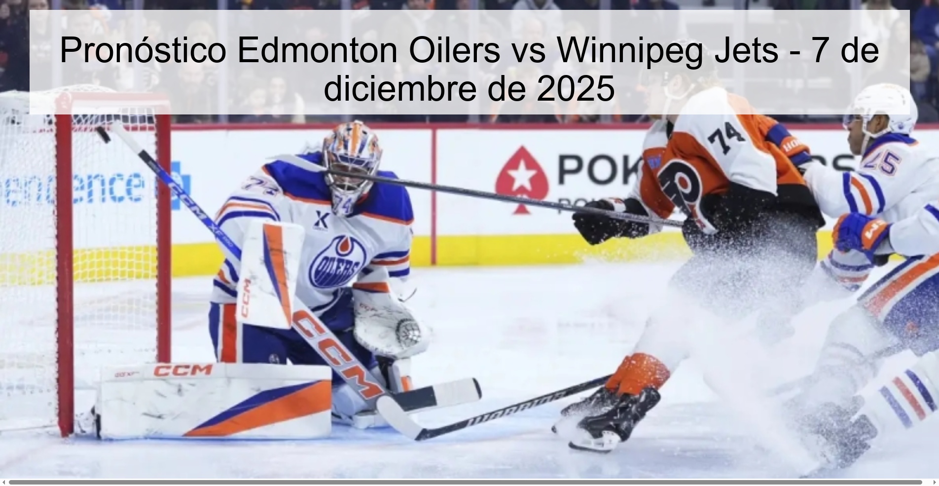 Edmonton Oilers vs Winnipeg Jets Prediction – December 7, 2025