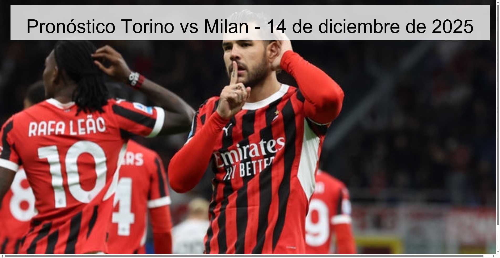Torino vs Milan Prediction - December 14, 2025