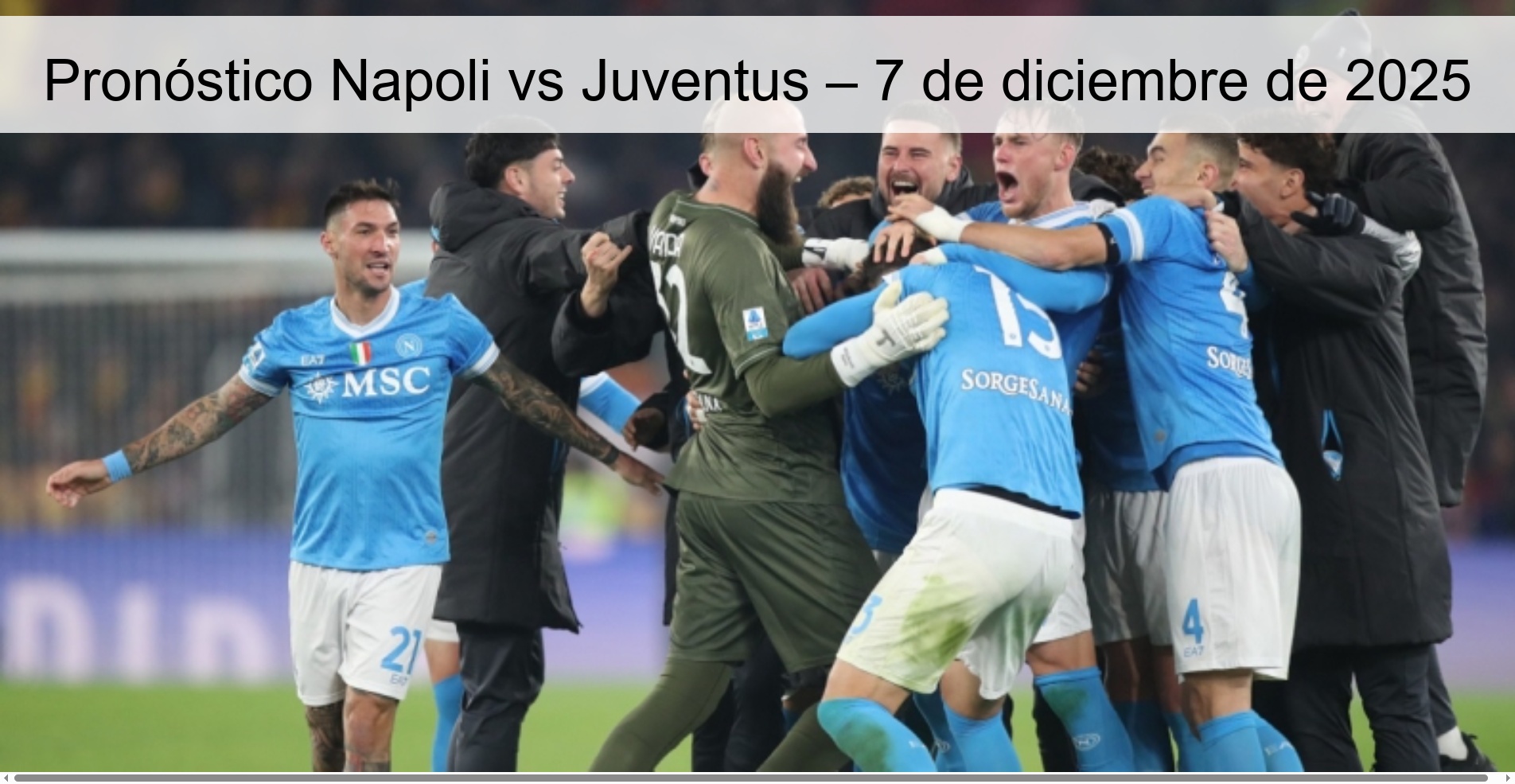 Napoli vs Juventus Prediction – December 7, 2025