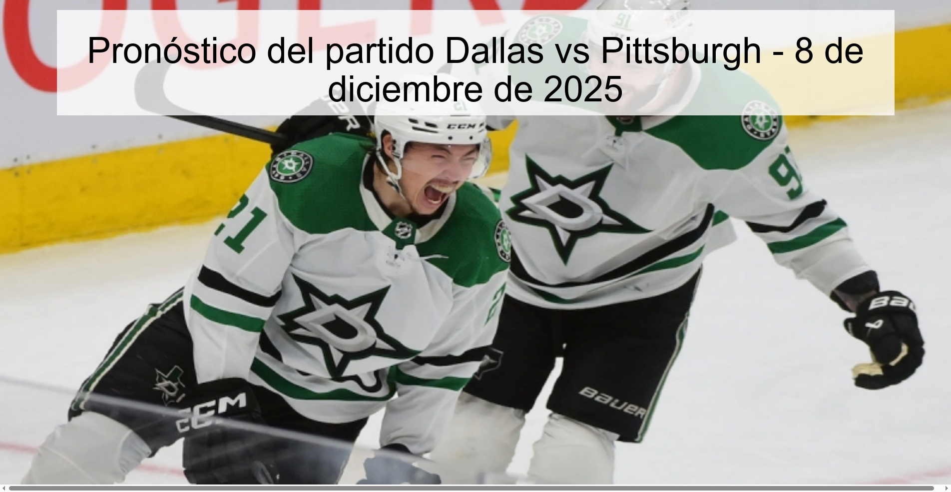 Dallas vs Pittsburgh Prediction – December 8, 2025