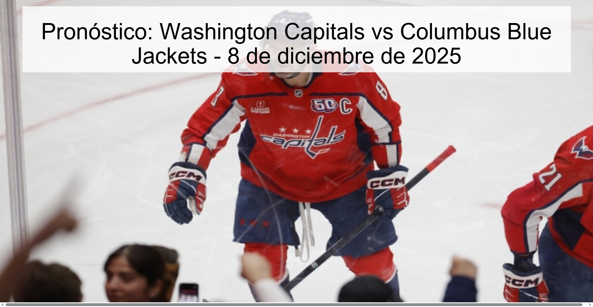 Prediction: Washington Capitals vs Columbus Blue Jackets – December 8, 2025