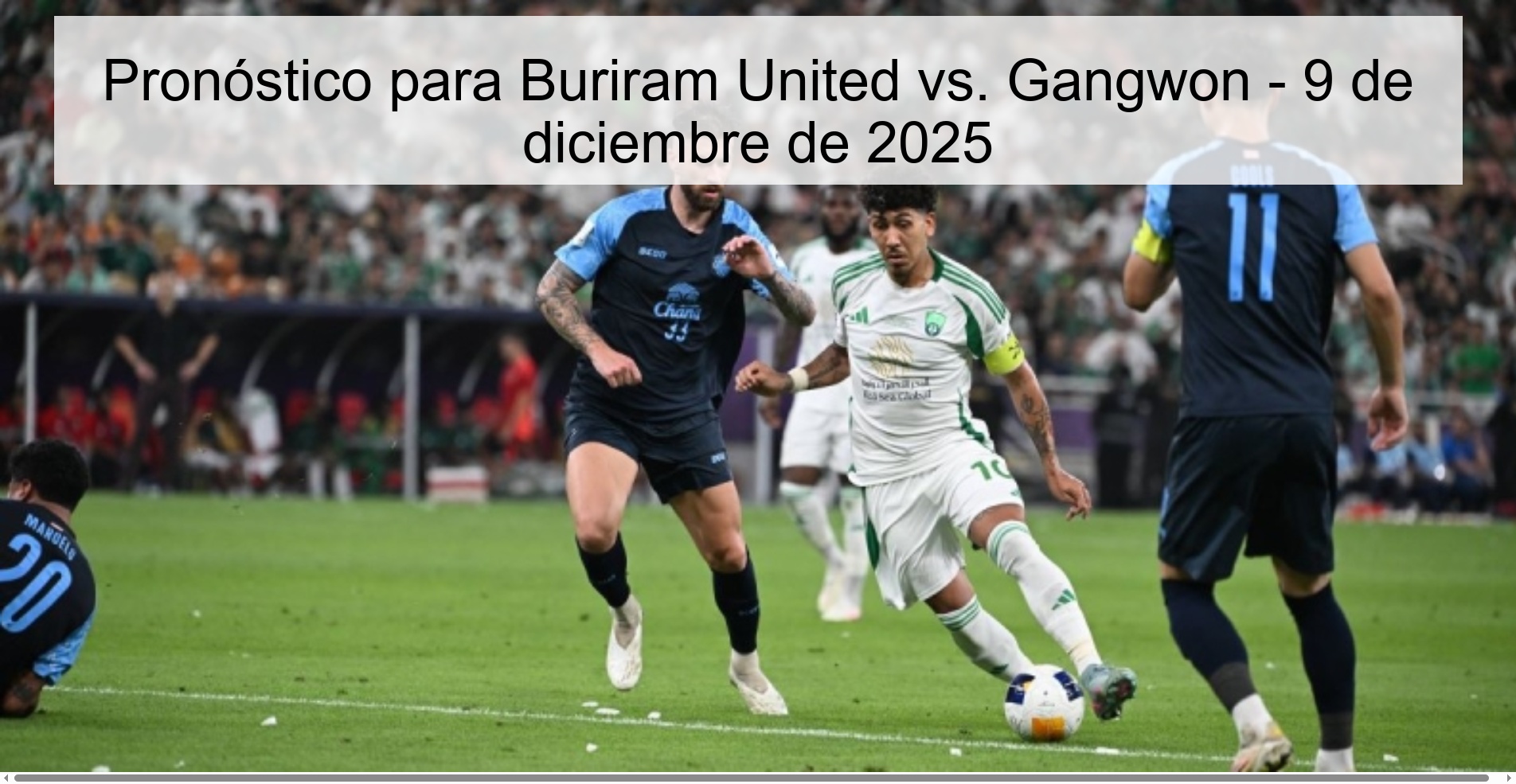 Prediction for Buriram United vs. Gangwon - December 9, 2025