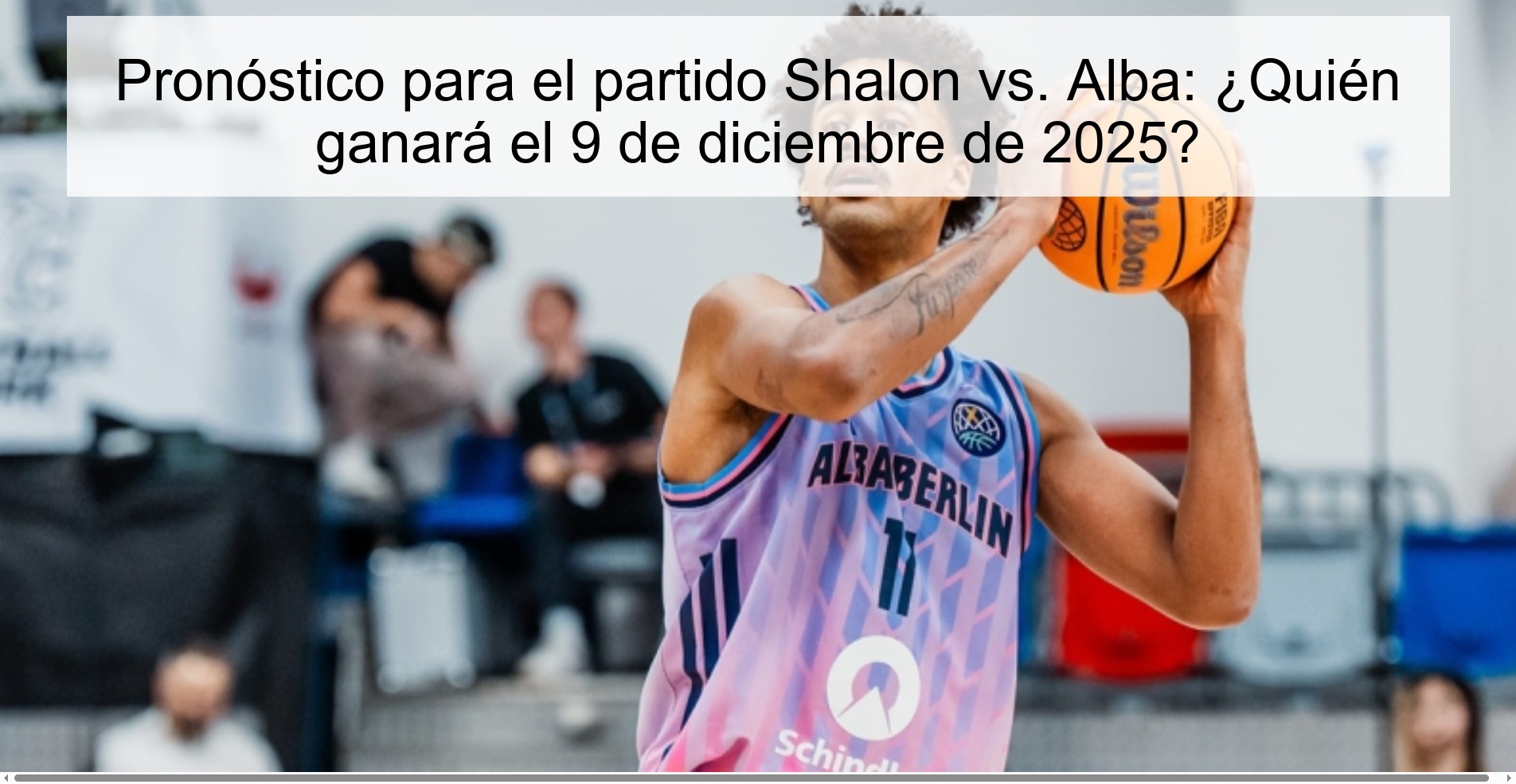 Prediction for the match Shalon vs. Alba: Who will win on December 9, 2025?