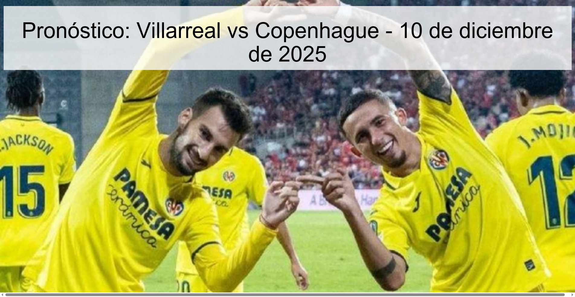 Prediction: Villarreal vs Copenhagen - December 10, 2025