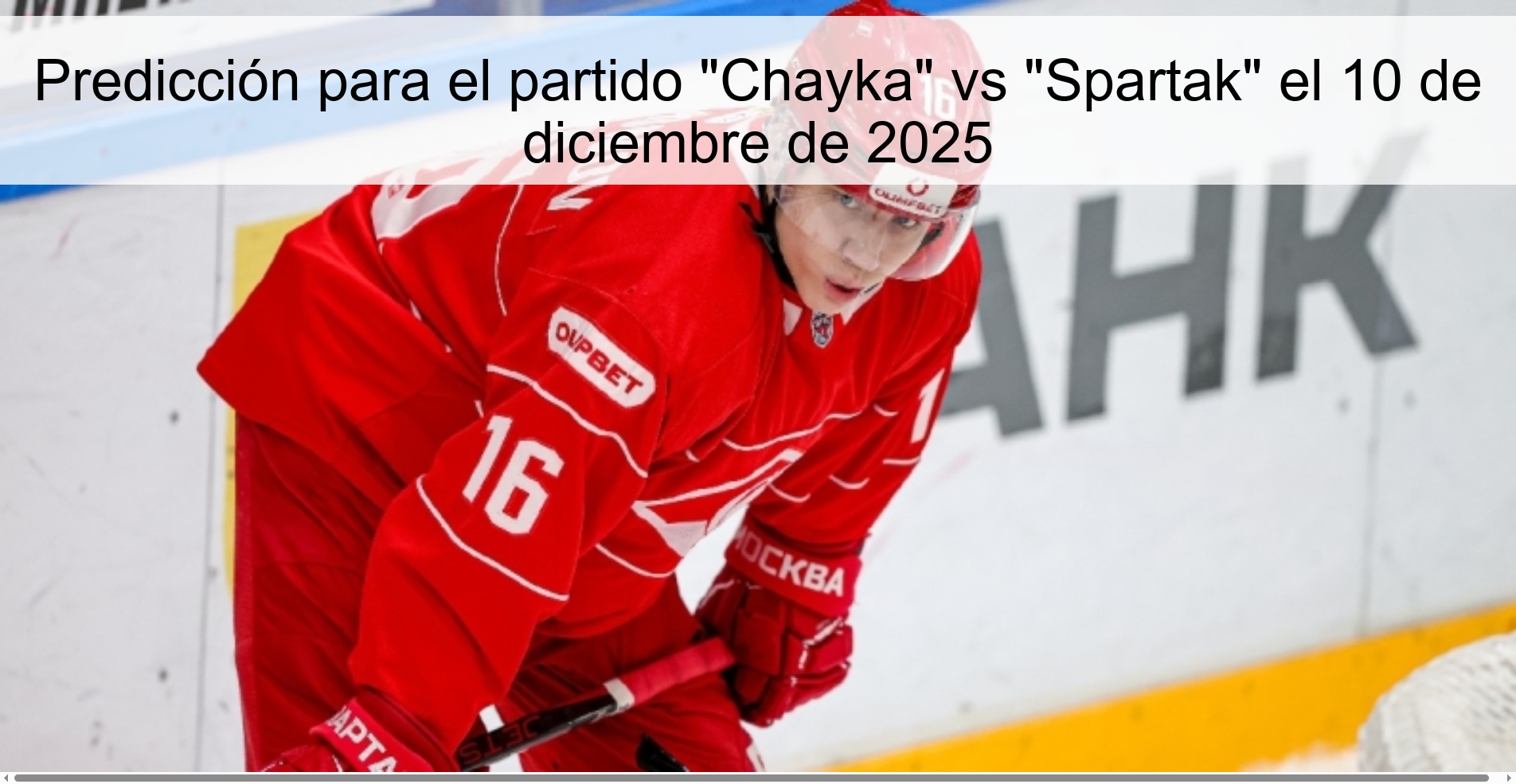 Prediction for the match 
