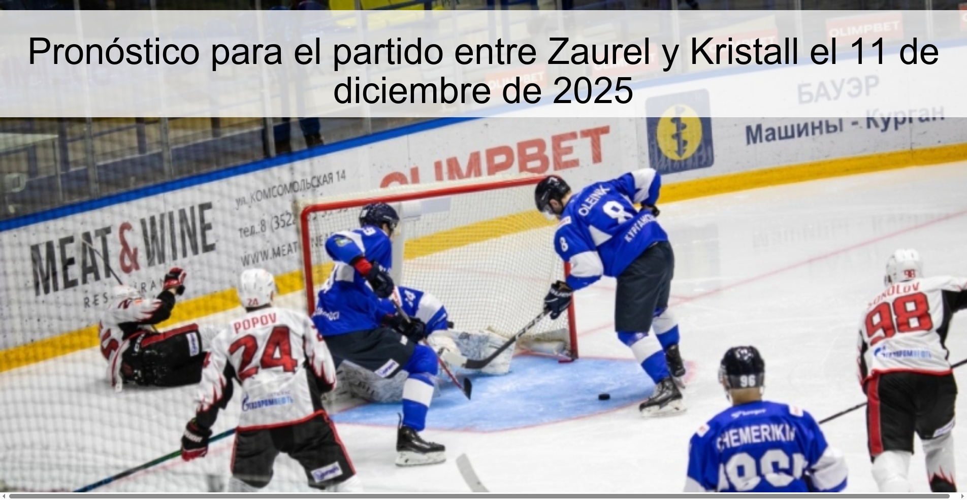 Prediction for the match between Zaurel and Kristall on December 11, 2025