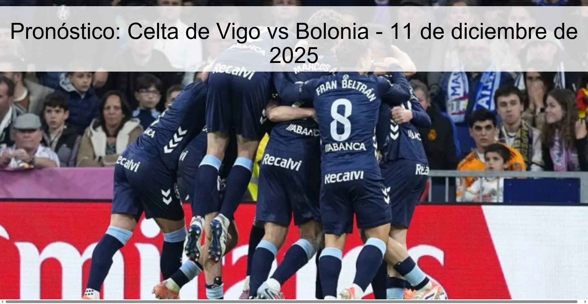 Prediction: Celta Vigo vs Bologna - December 11, 2025