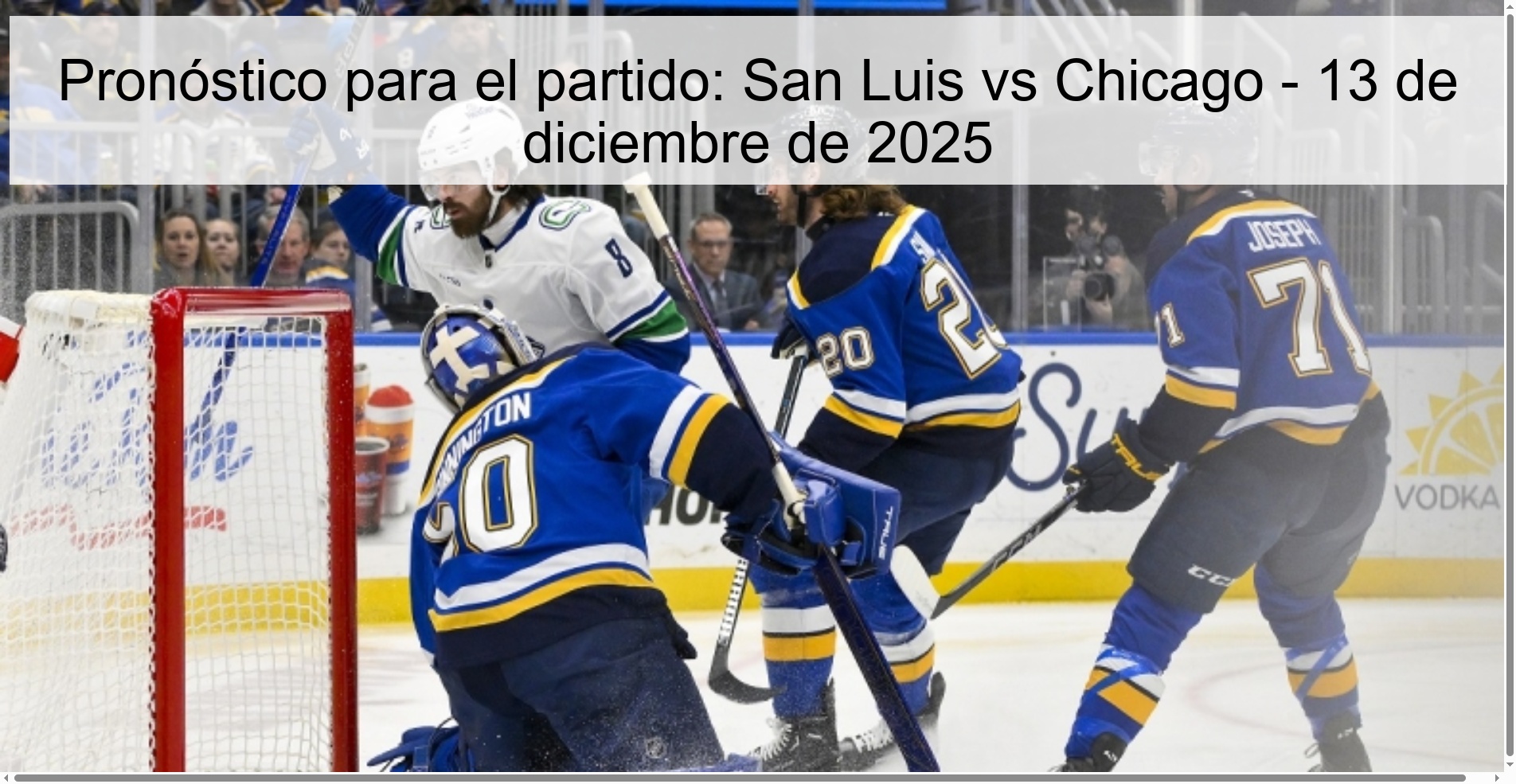 Prediction for the match: Saint Louis vs Chicago - December 13, 2025