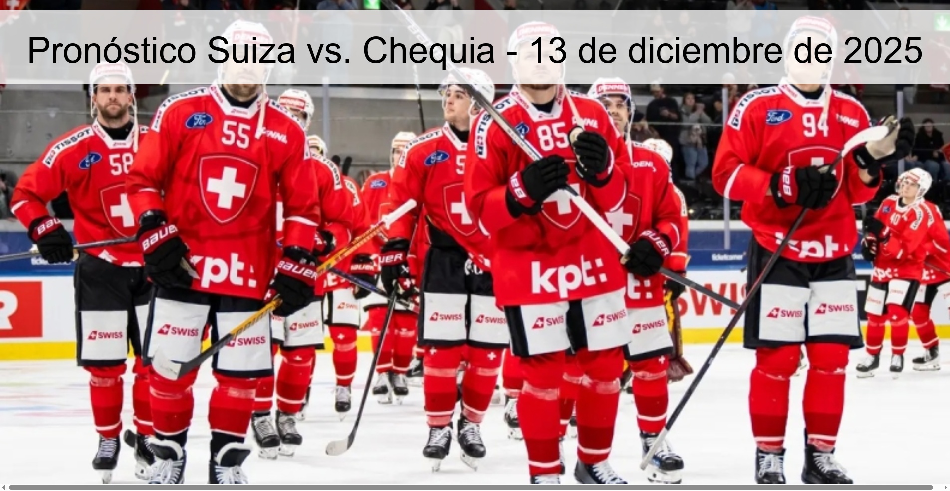 Switzerland vs. Prediction Czechia - December 13, 2025