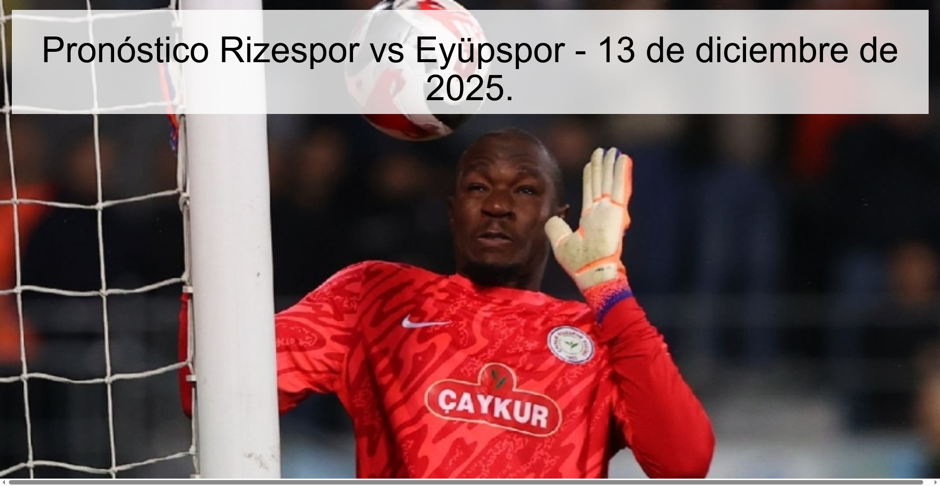 Rizespor vs Eyüpspor Prediction - December 13, 2025.