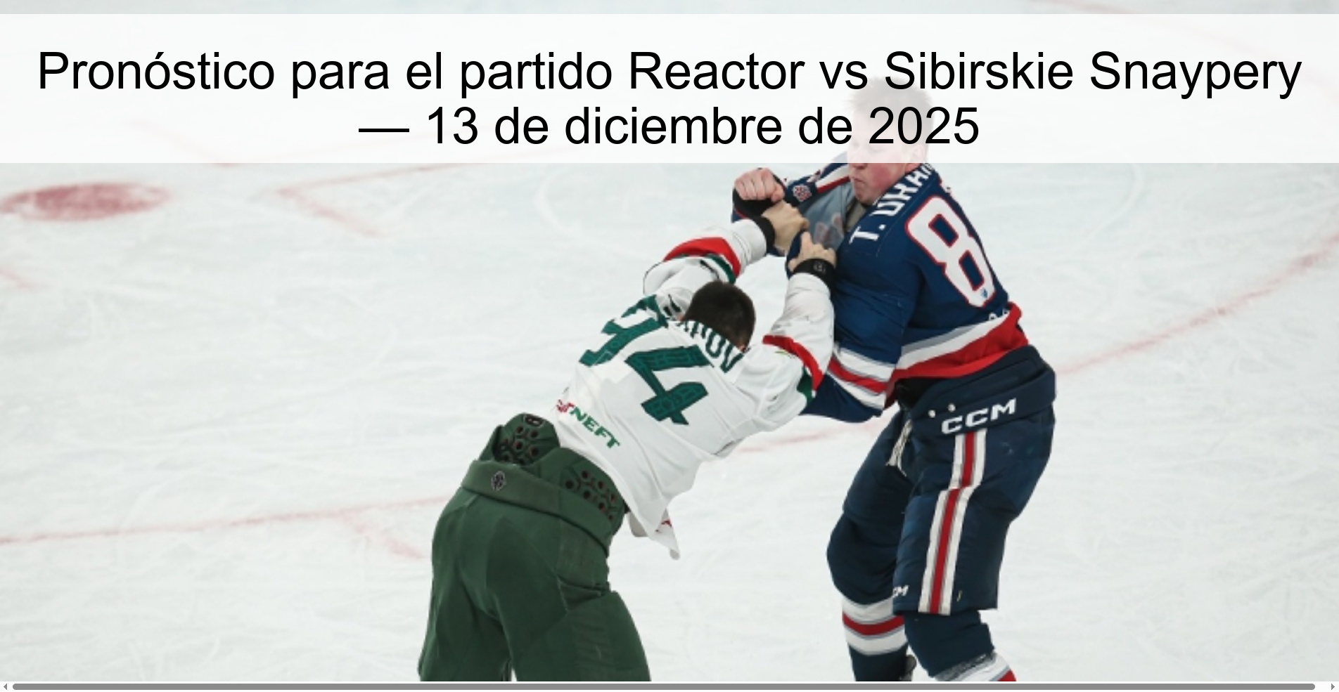 Prediction for the match Reactor vs Sibirskie Snaypery — December 13, 2025