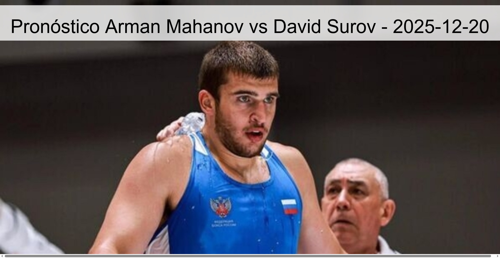 Arman Mahanov vs David Surov Prediction - 2025-12-20
