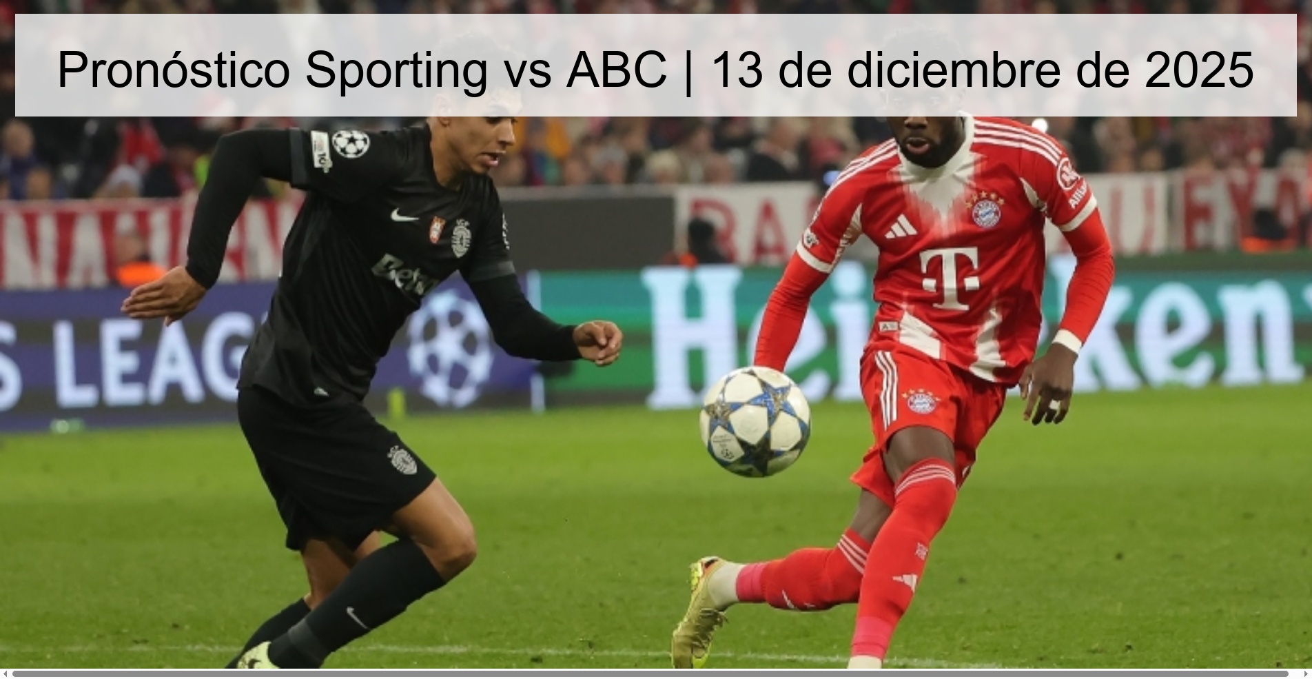 Sporting vs ABC Prediction | December 13, 2025