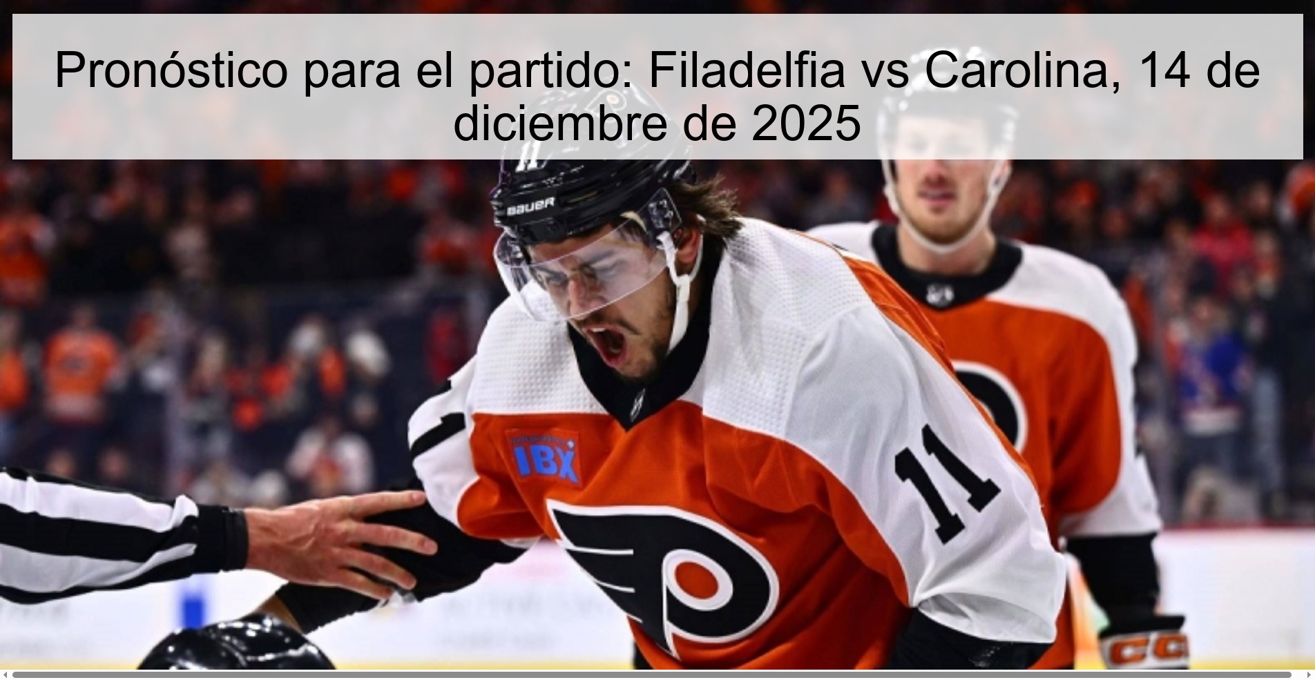 Prediction for the game: Philadelphia vs Carolina, December 14, 2025