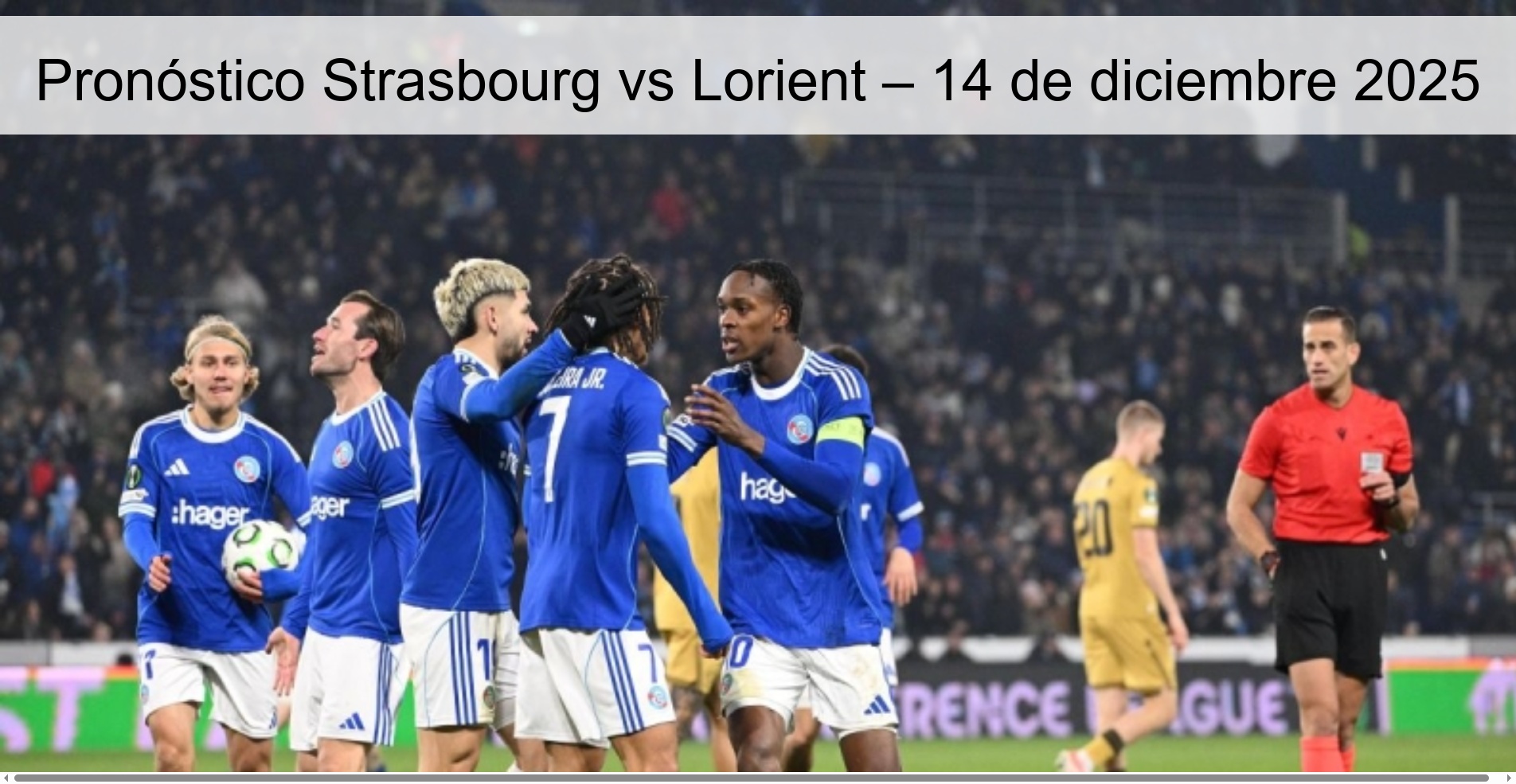 Strasbourg vs Lorient Prediction – December 14, 2025