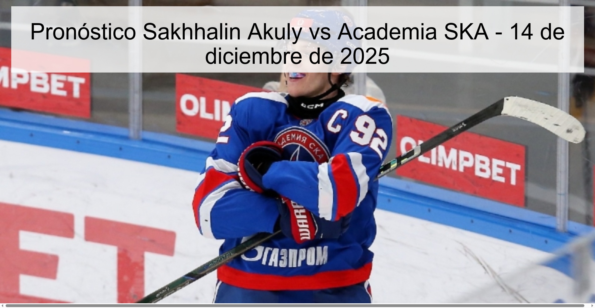 Sakhhalin Akuly vs SKA Academy Prediction – December 14, 2025