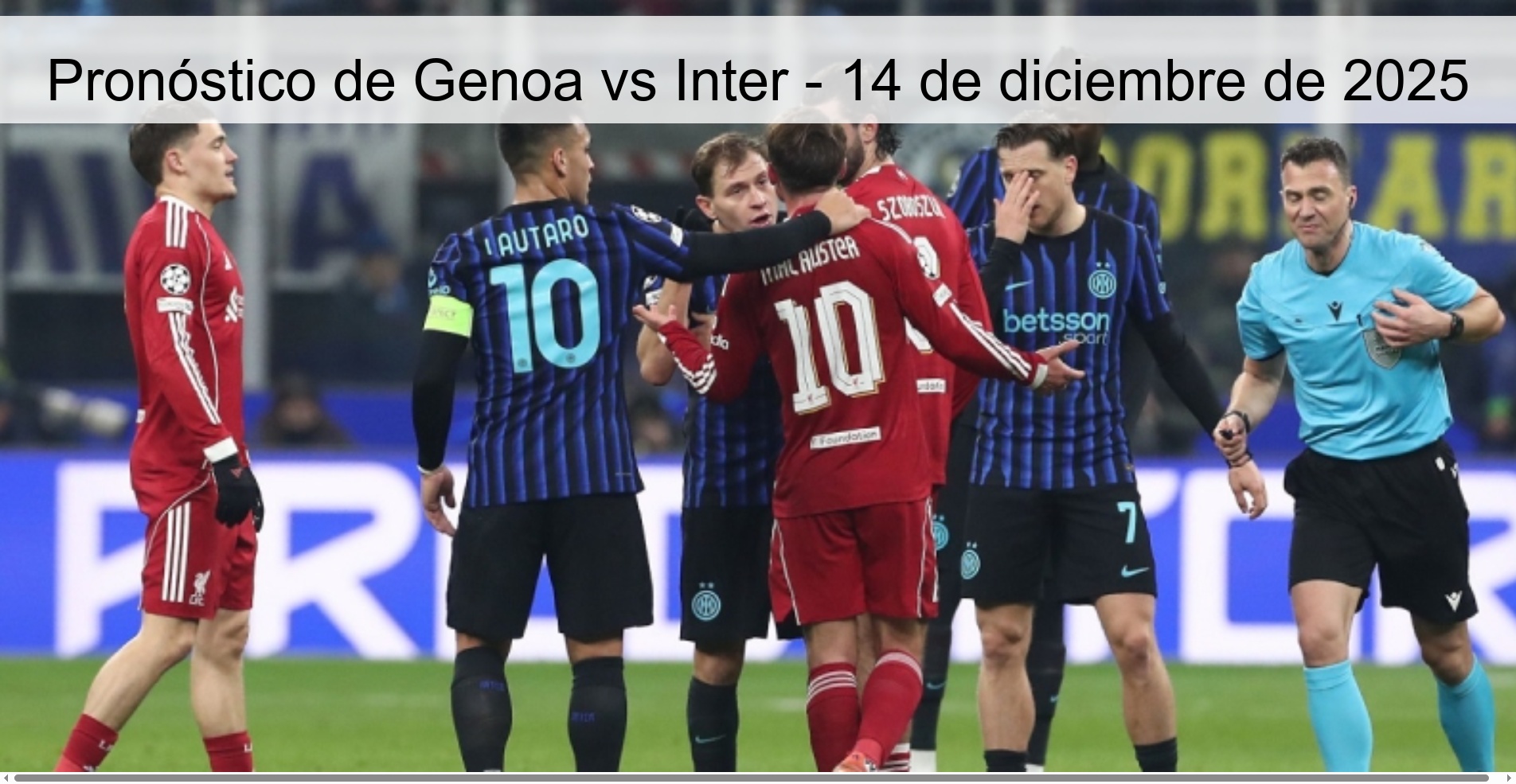 Genoa vs Inter Prediction – December 14, 2025