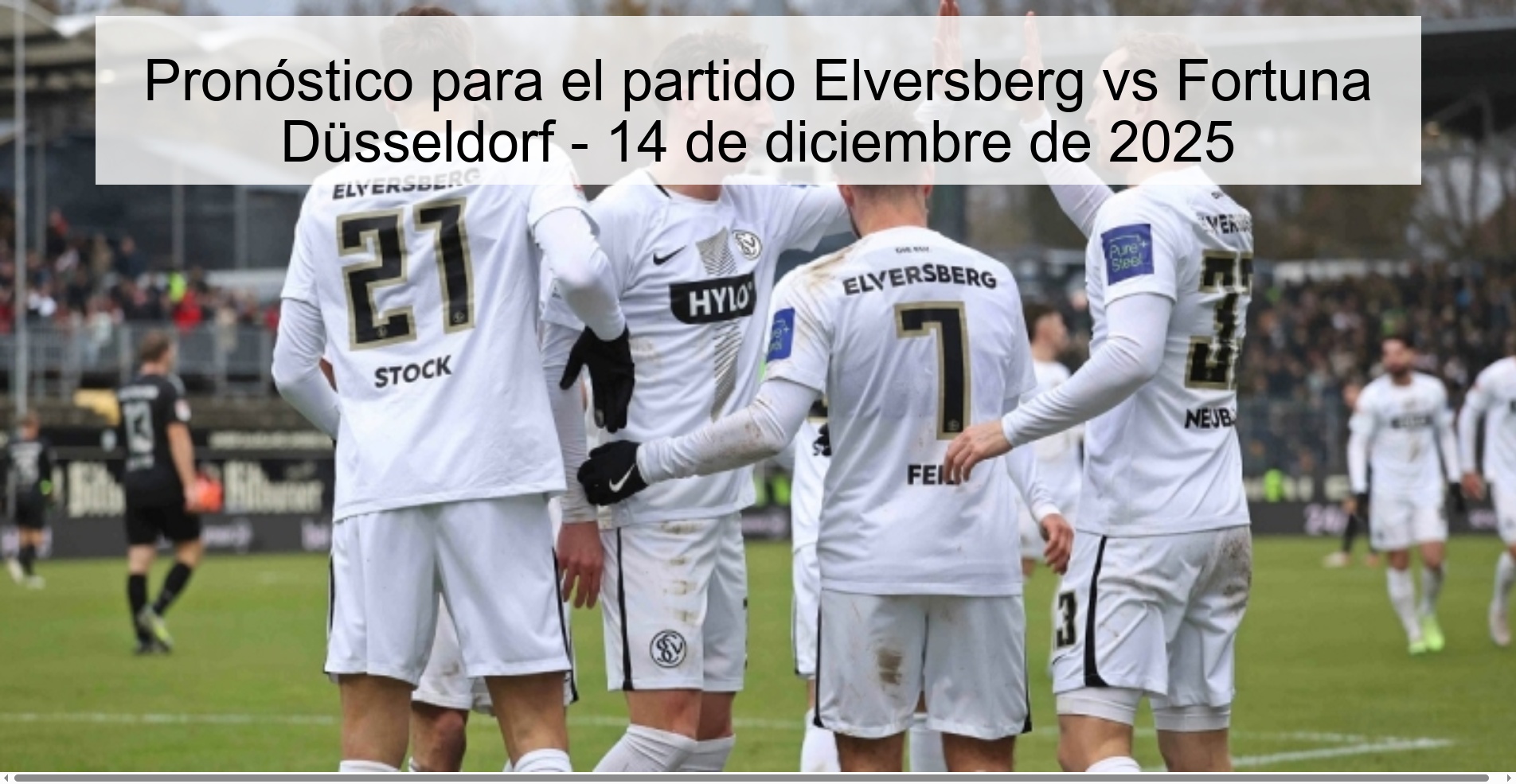 Prediction for the match Elversberg vs Fortuna Düsseldorf - December 14, 2025