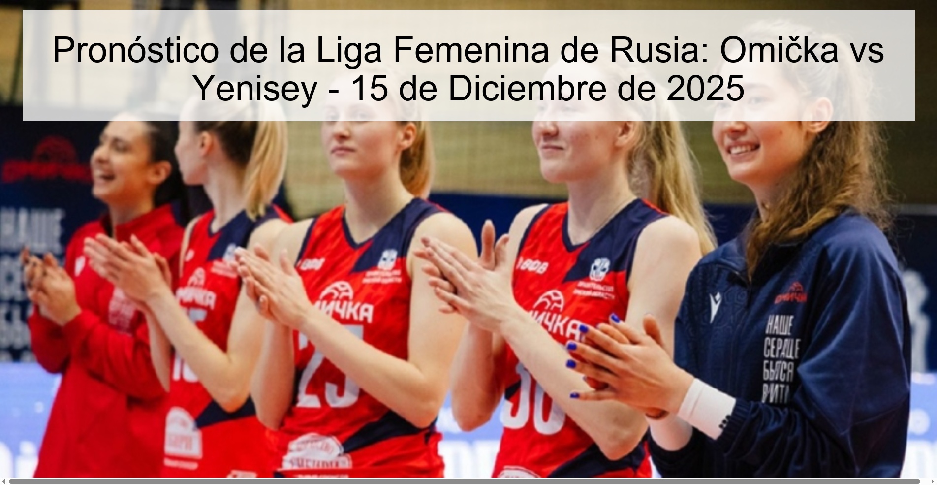 Russian Women's League Prediction: Omička vs Yenisey - December 15, 2025