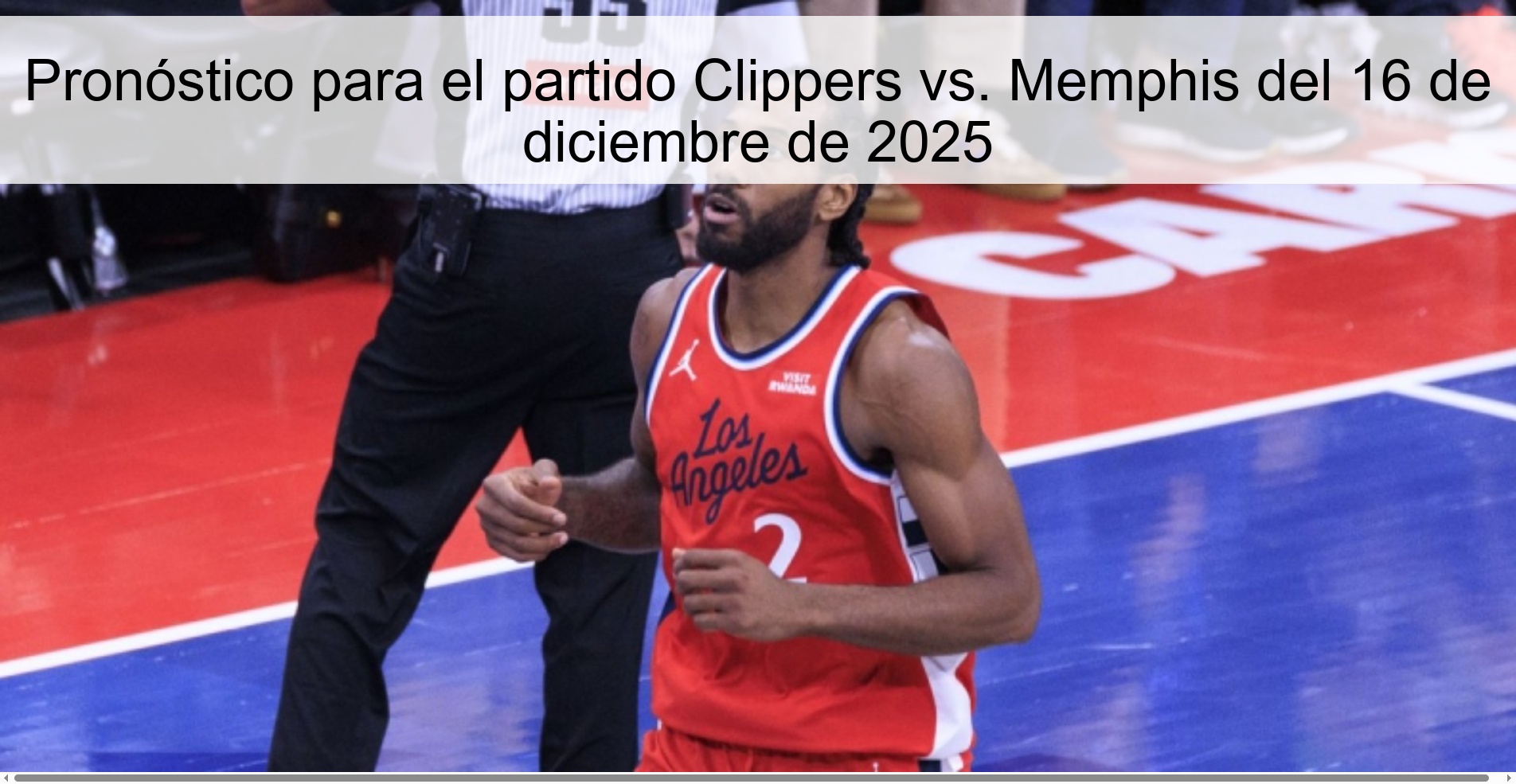 Prediction for the Clippers vs. Memphis December 16, 2025