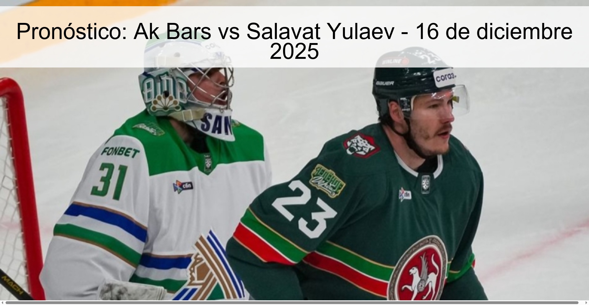 Prediction: Ak Bars vs Salavat Yulaev - December 16, 2025