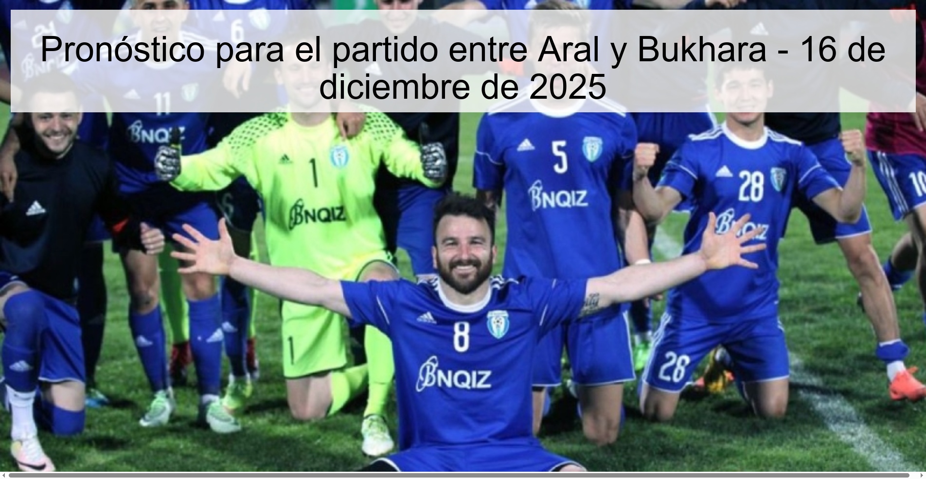Pronóstico para el partido entre Aral y Bukhara - 16 de diciembre de 2025 Pronóstico para el partido entre Aral y Bukhara - 16 de diciembre de 2025