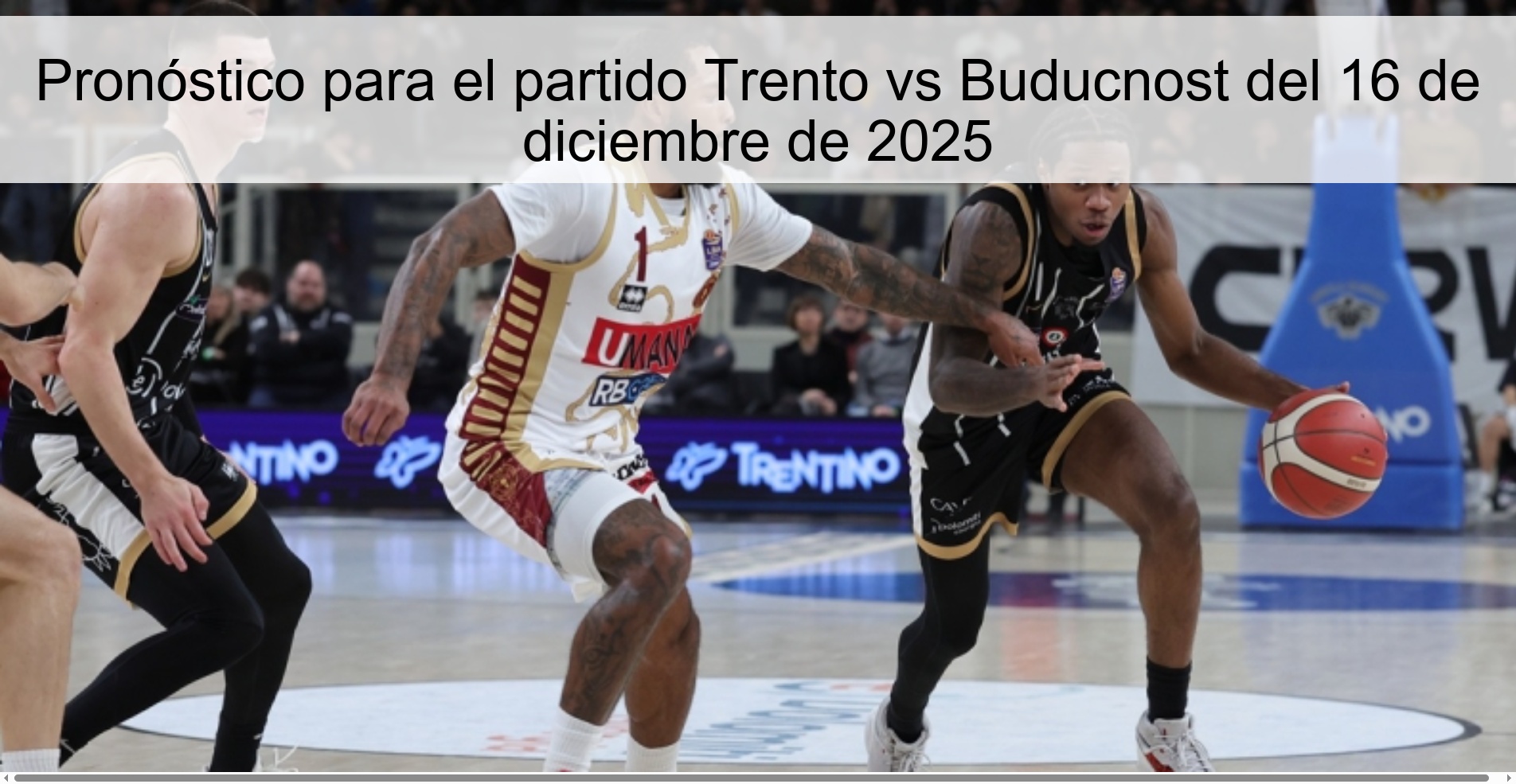 Prediction for the match Trento vs Buducnost on December 16, 2025